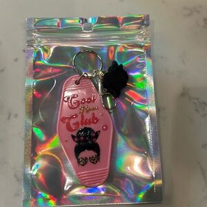 Handcrafted Motel Keychain NWT